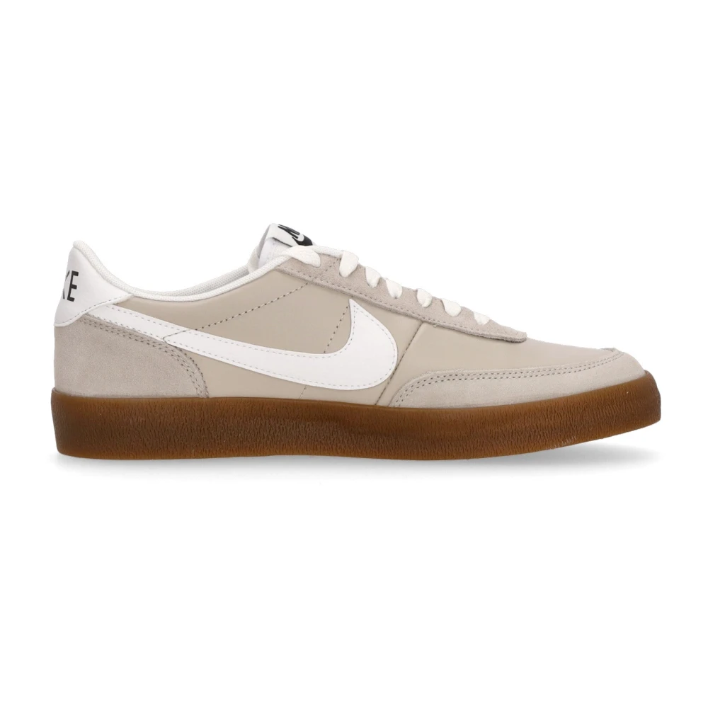 Nike Men's Gray Leather Low Tennis Shoe - Skateboarding - 11 Uk - Sport