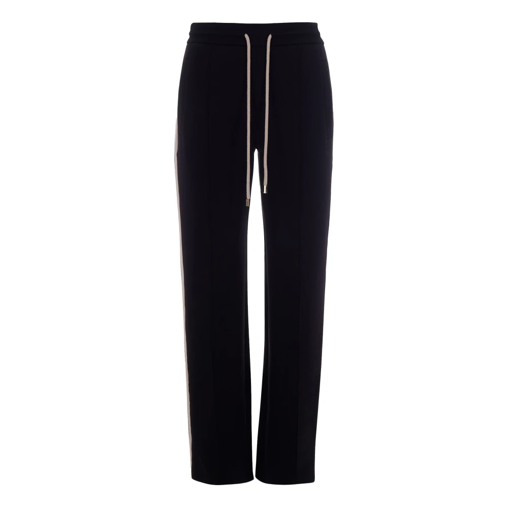 Max Mara Studio Women's Black Joggers - Sweatpants - L - Trousers