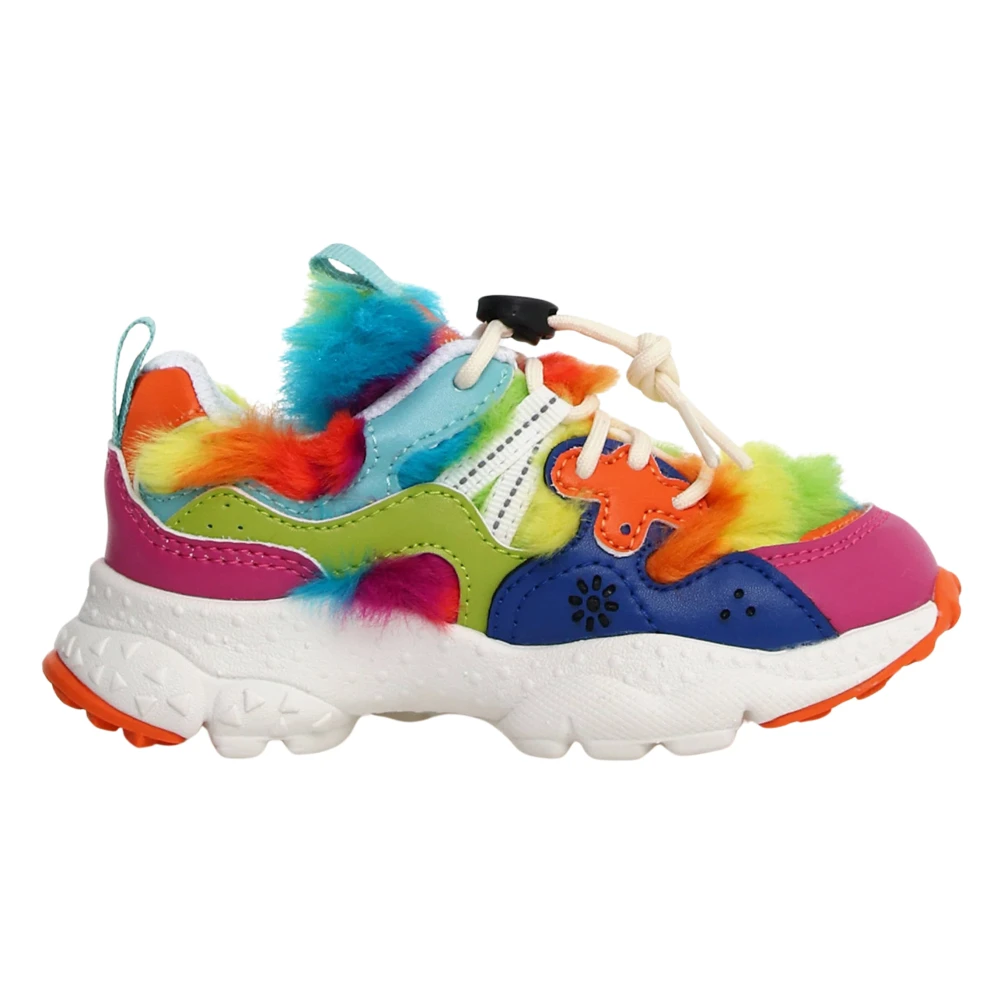 Flower Mountain Girls Multicolor Kids Sneakers, 35 Eu, Rainbow Junior Multicolour Trainers