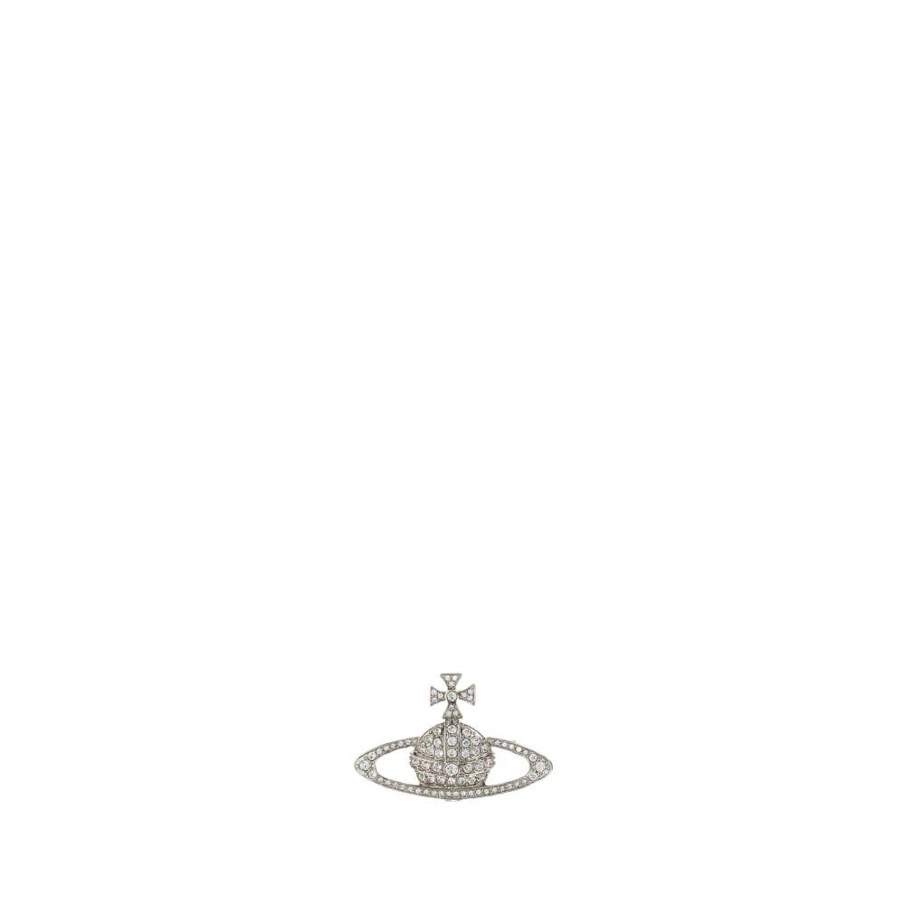 Vivienne Westwood Bas Relief Brooch - Jewellery Silver One Size - Immagine 3