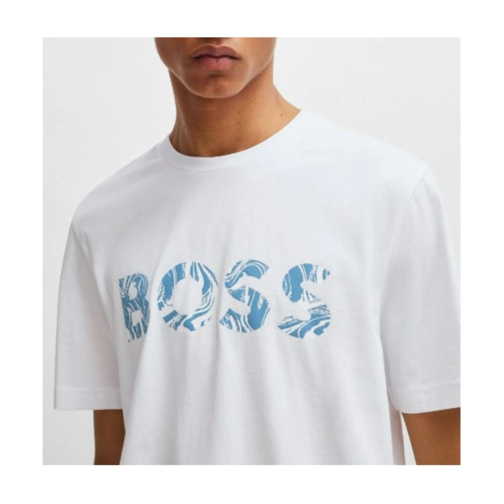 Hugo Boss Heren Ocean T-shirt White Heren