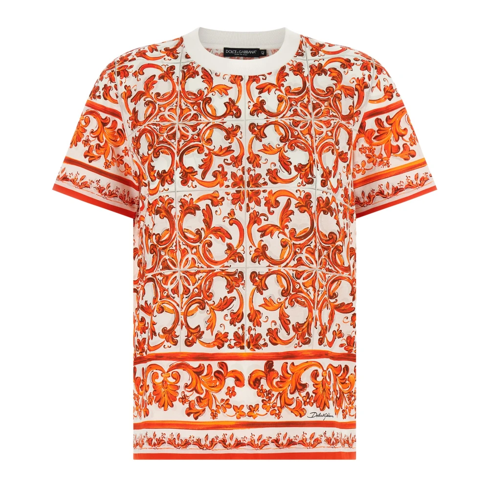 Dolce & Gabbana Damen Orange Oberteile, Sgröße:
