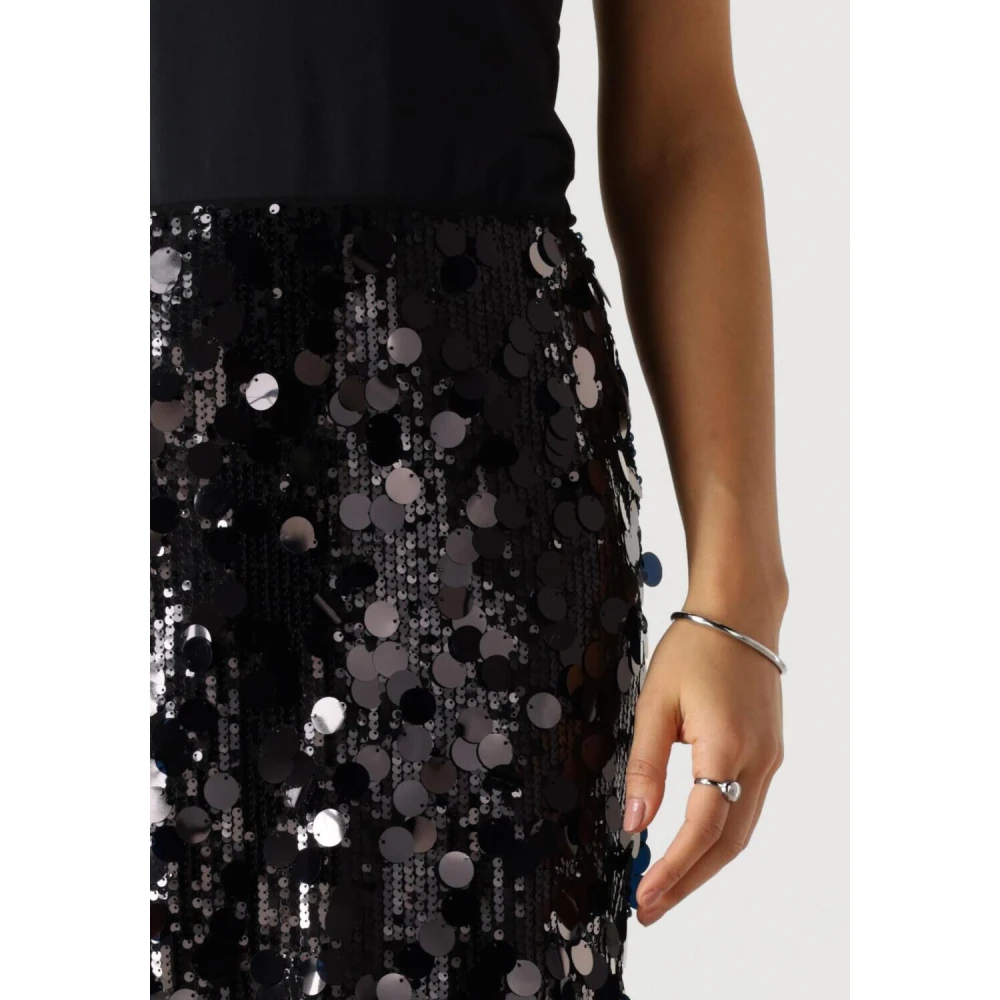 Moves Zwarte Midi Rok Lubinu Black Dames