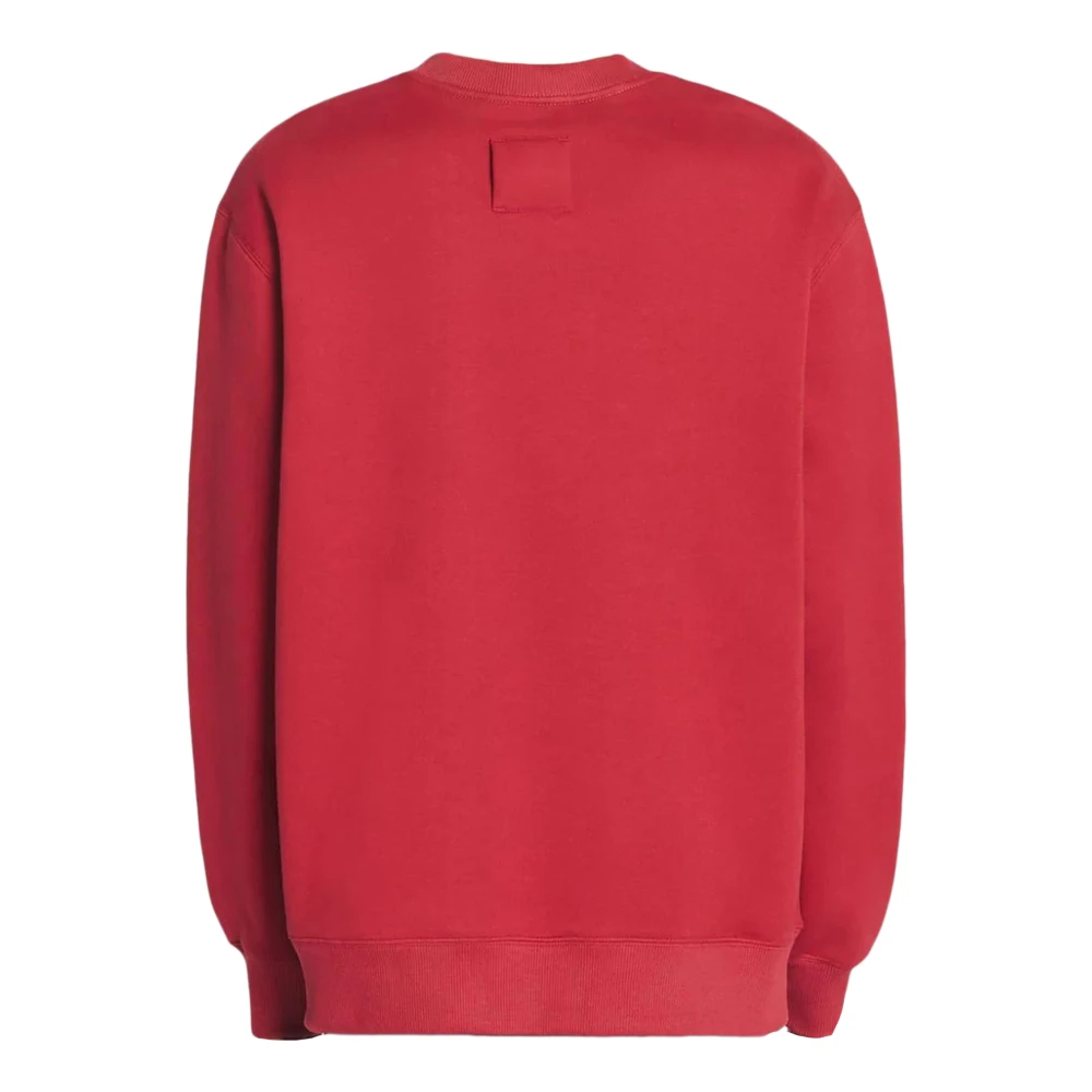Lanvin Rode Archiefprint Sweater Red Heren