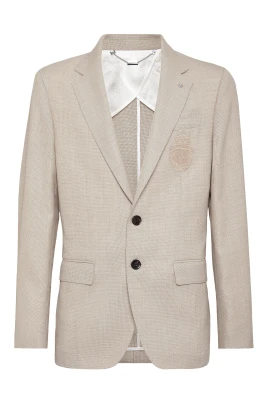 Wool Silk Linen Blazer