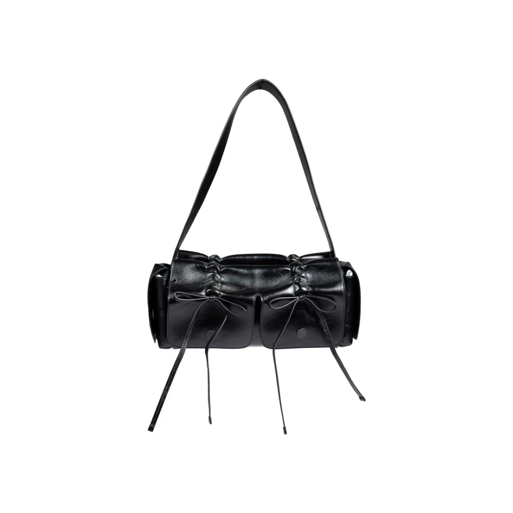 Acne Studios Zwarte Multipocket Tas Black Dames