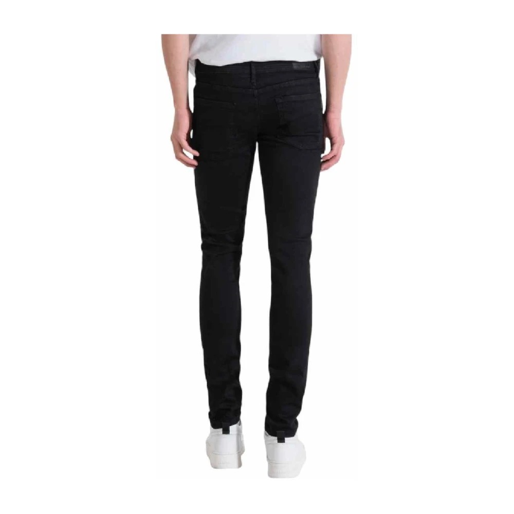 Antony Morato Zwarte Tapered Broek Stijlvol Comfort Black Heren