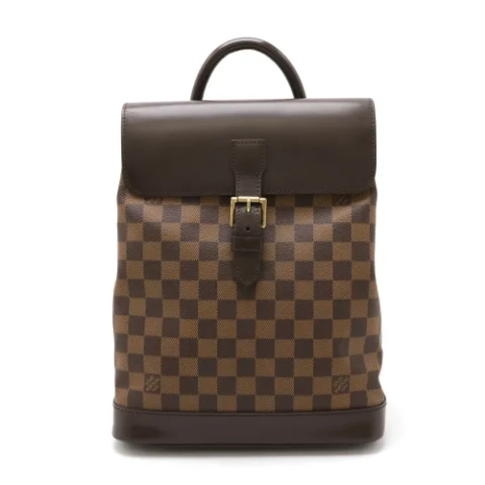 Louis Vuitton Vintage Pre-owned Canvas backpacks Brown Dames