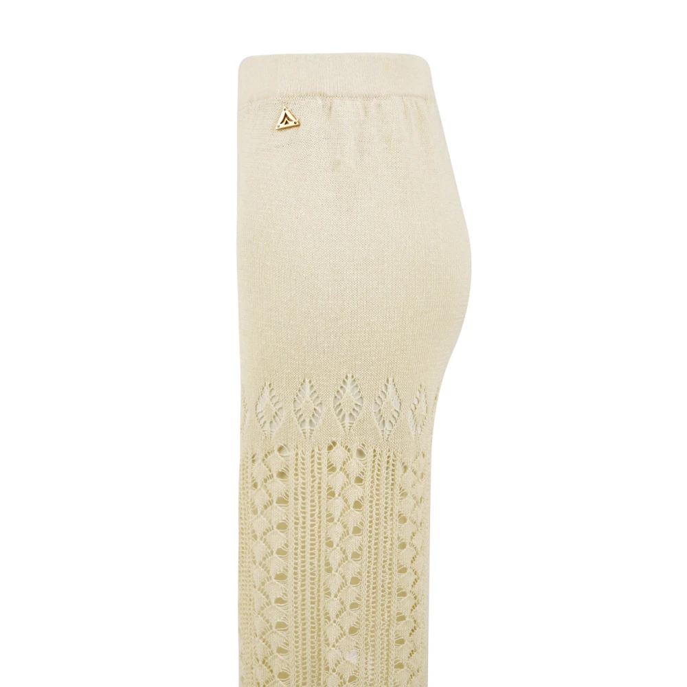 Akep Crème Broek Ptkd05074 V2 Model Beige Dames