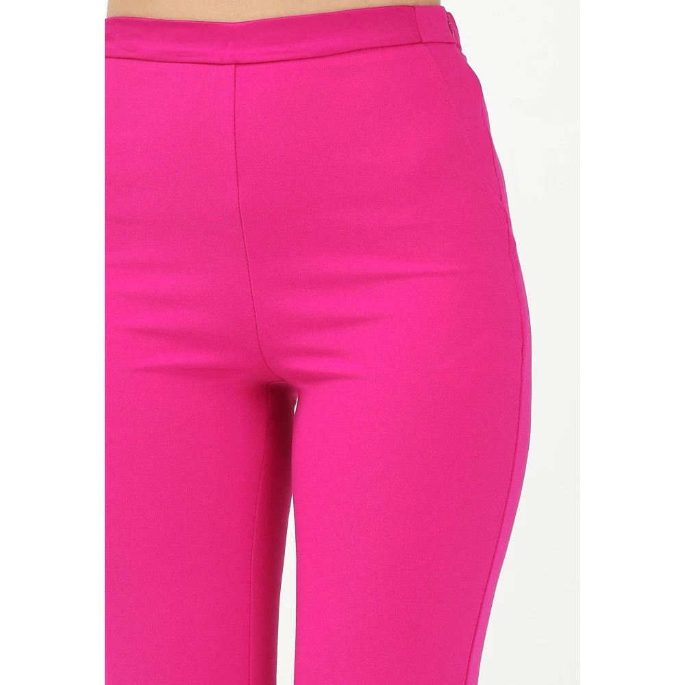 ViCOLO Fuchsia Elegante Palazzo Broek Pink Dames