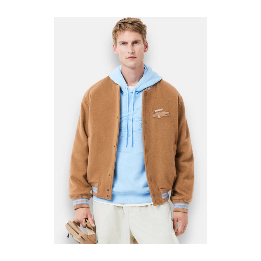 Lacoste Krokodil Badge Wol Teddy Jack Brown Heren