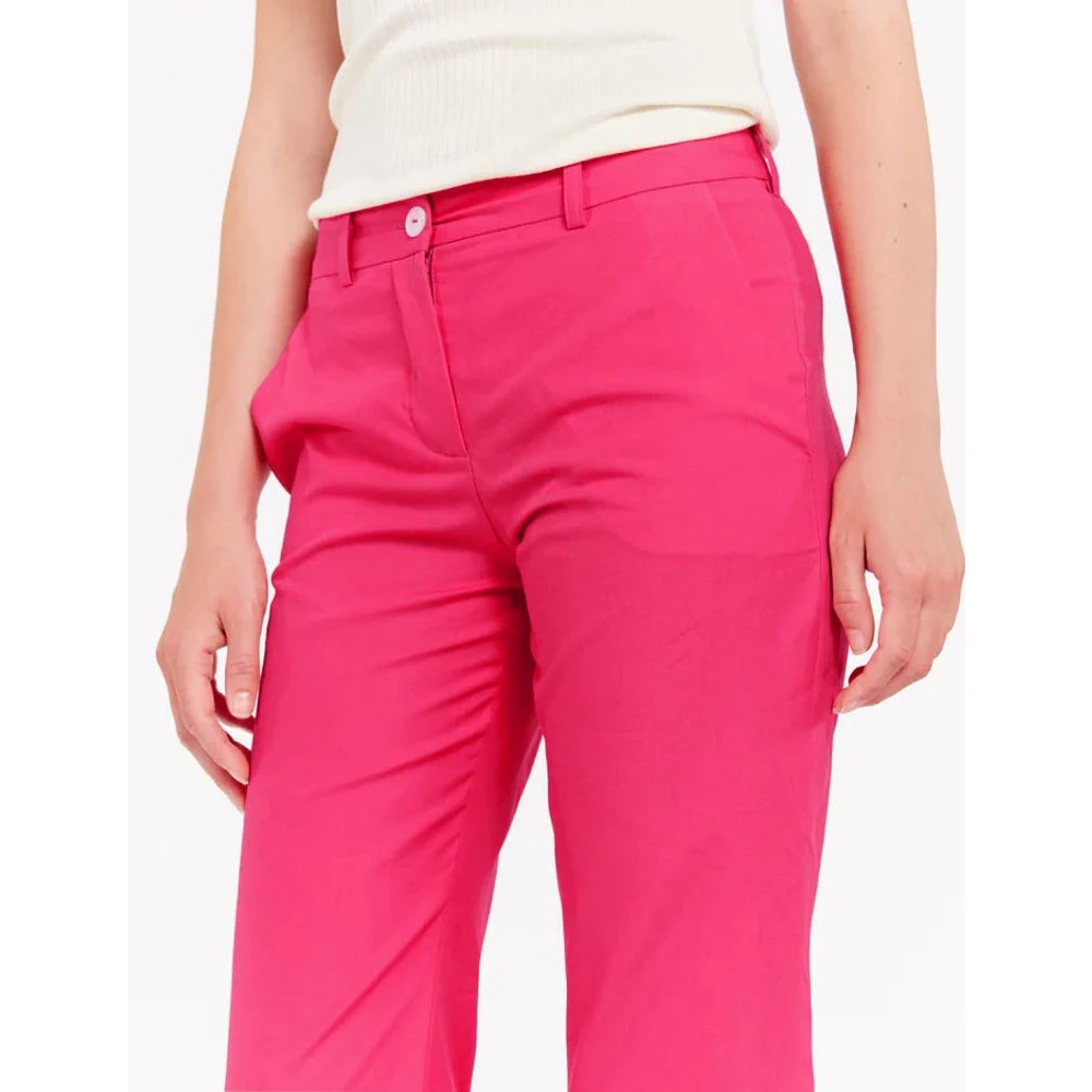 Ines De La Fressange Paris Roze 7 8 op maat gemaakte broek Pink Dames