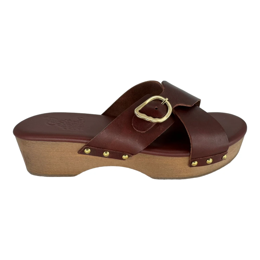 Stilosi Zoccoli in Pelle Marilisa Ancient Greek Sandals