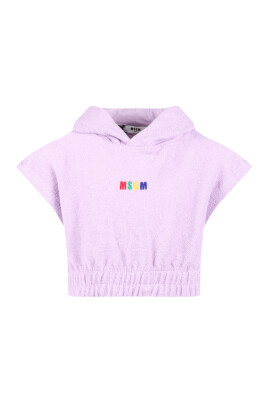 sweat-a-capuche-a-manches-courtes-violet