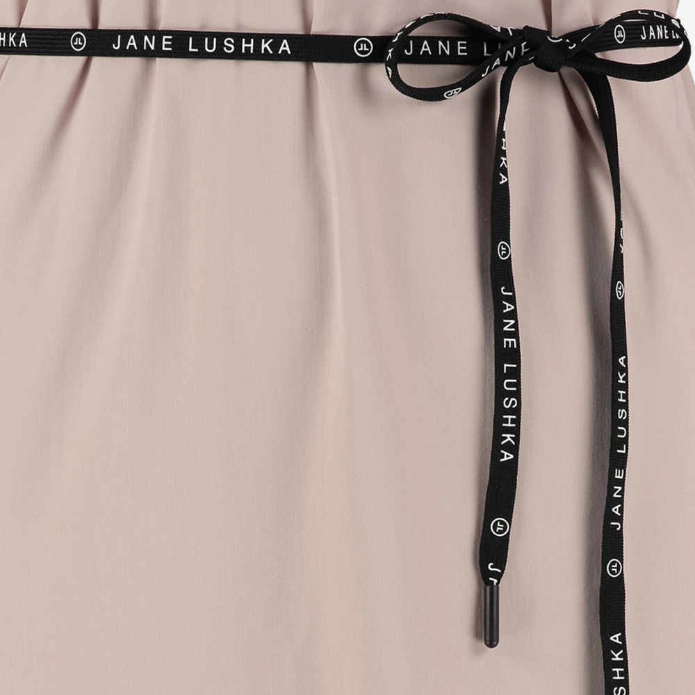 Jane Lushka Stijlvolle Ava Jurk in Technisch Jersey Pink Dames