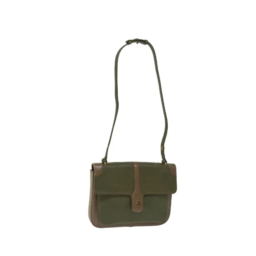 Givenchy Pre-owned Leather shoulder-bags Green Dames