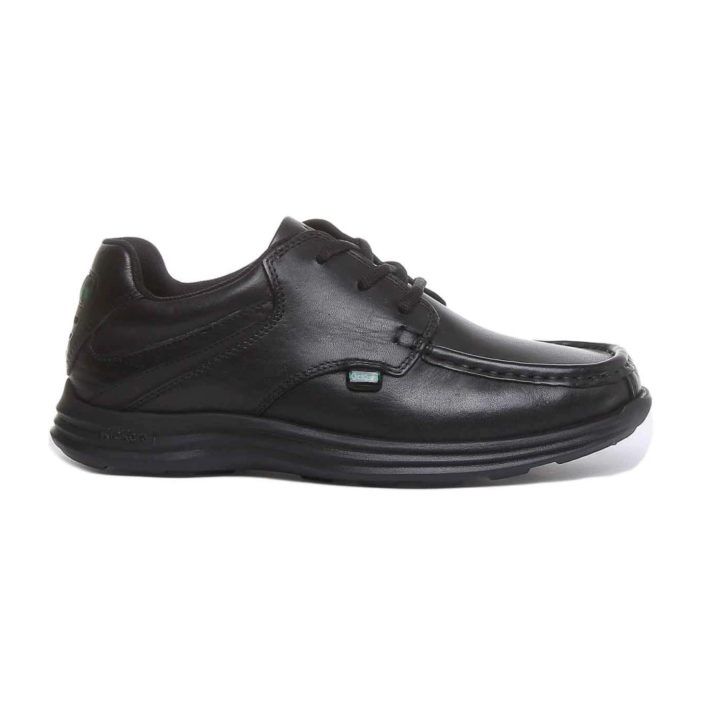 Kickers Men's Black 'Reasan Lace' Junior School Shoes In | : Size 4 - Image 5