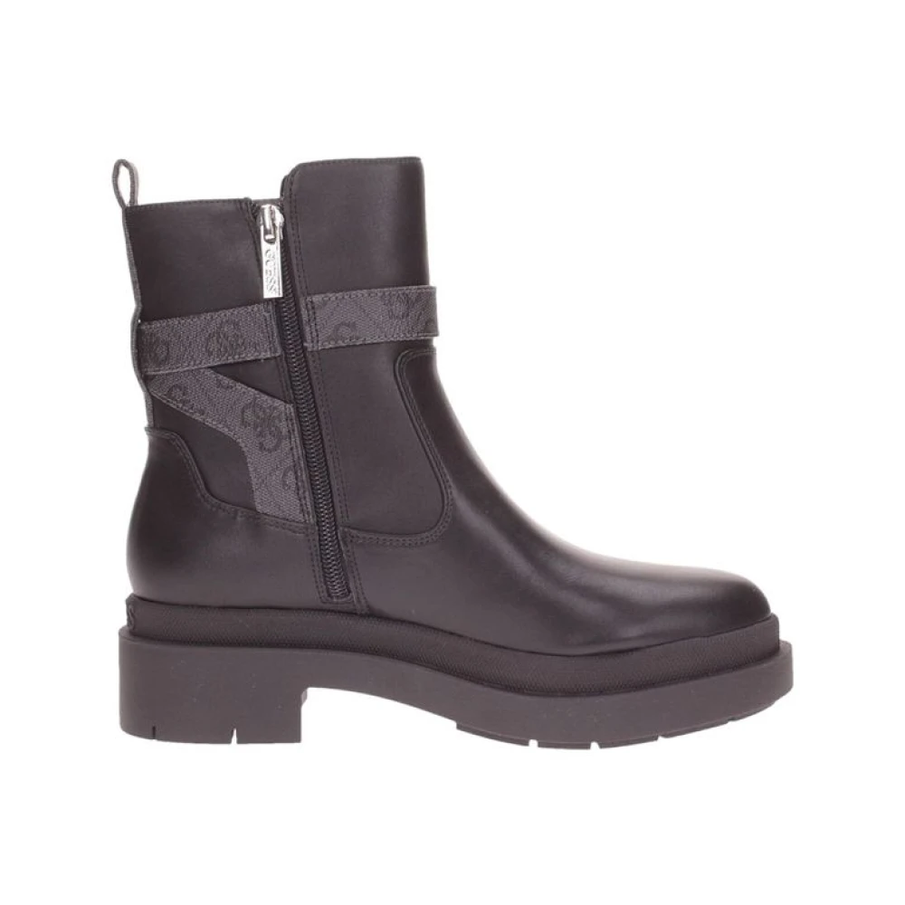 Guess Womens Black Ankle Boots Chelsea Boots Size 6 Uk | Miinto