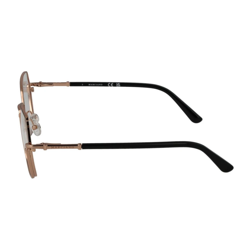 Guess Zwarte Metalen Vierkante Optische Frames Black Dames