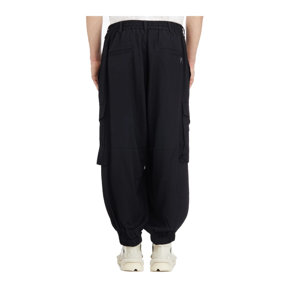 Y-3 Rayon Jogger Broek Black Heren