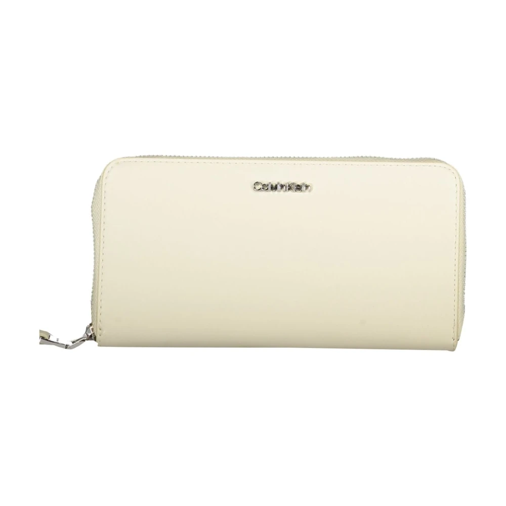 Calvin Klein Beige Damesportemonnee met ritssluiting Beige Dames