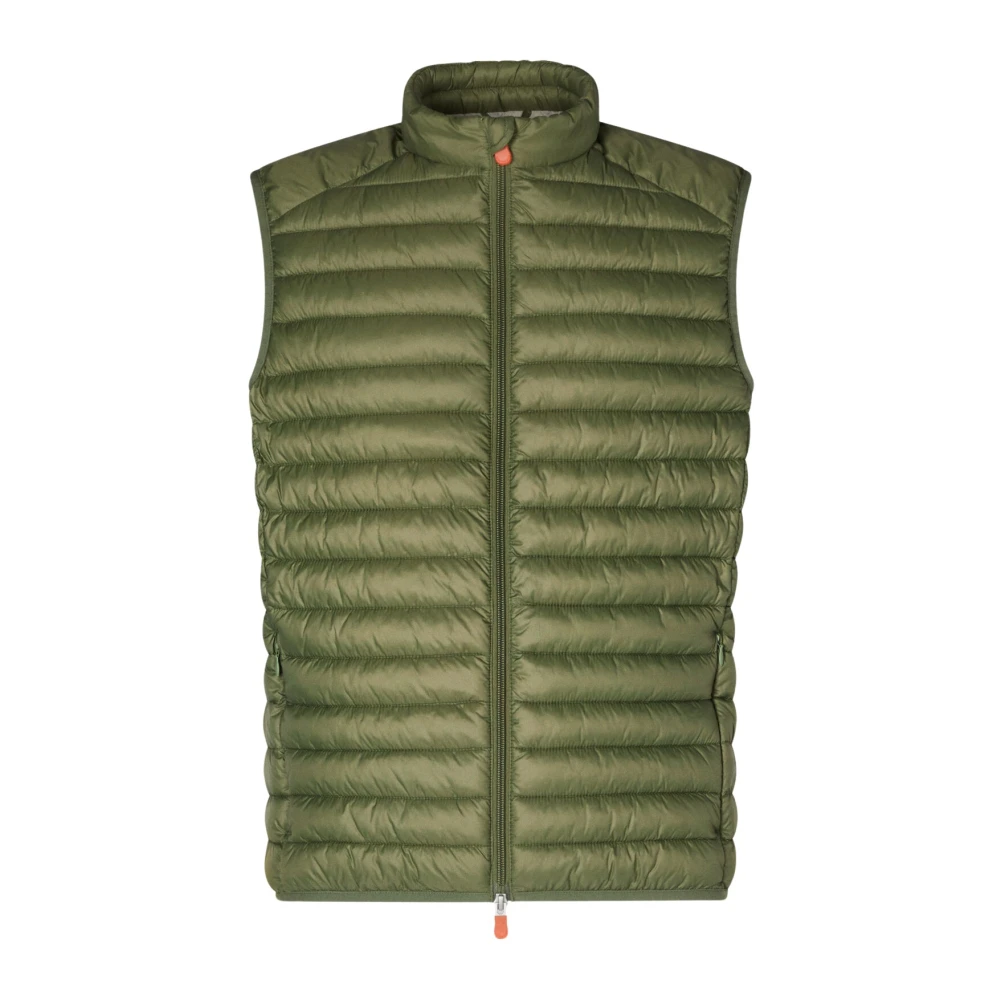 Save The Duck Men's Green Waistcoats, 4XL, Adamus Quilted Vest