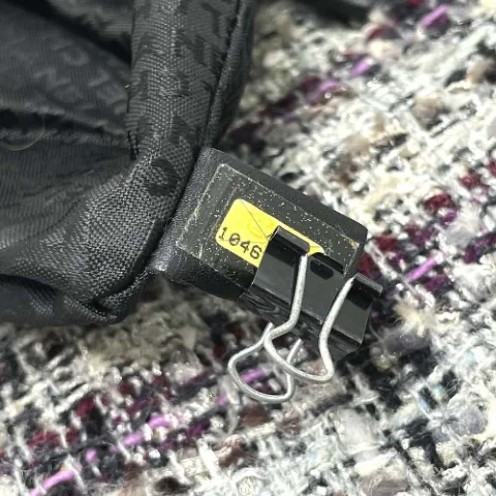 Chanel Vintage Pre-owned Fabric chanel-bags Gray Dames