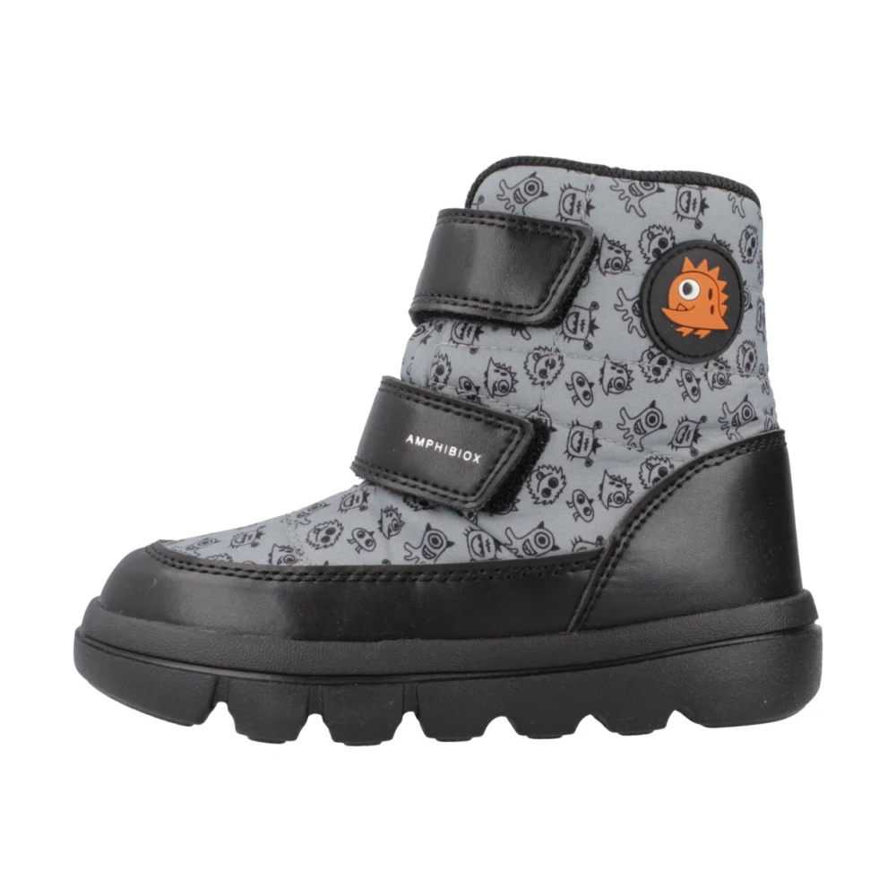 Geox Jongens Zwart Willaboom Boy Laarzen