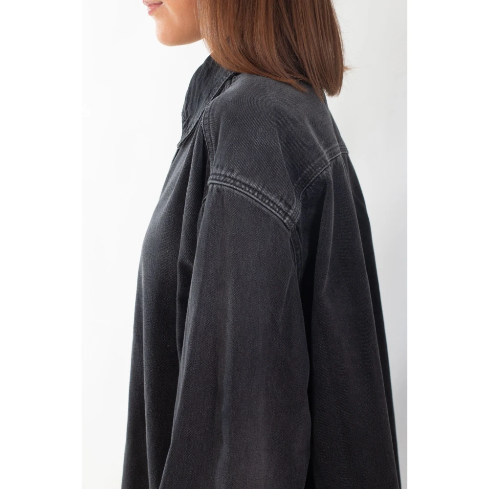 Haikure Zwarte Oversized Shirt Black Dames