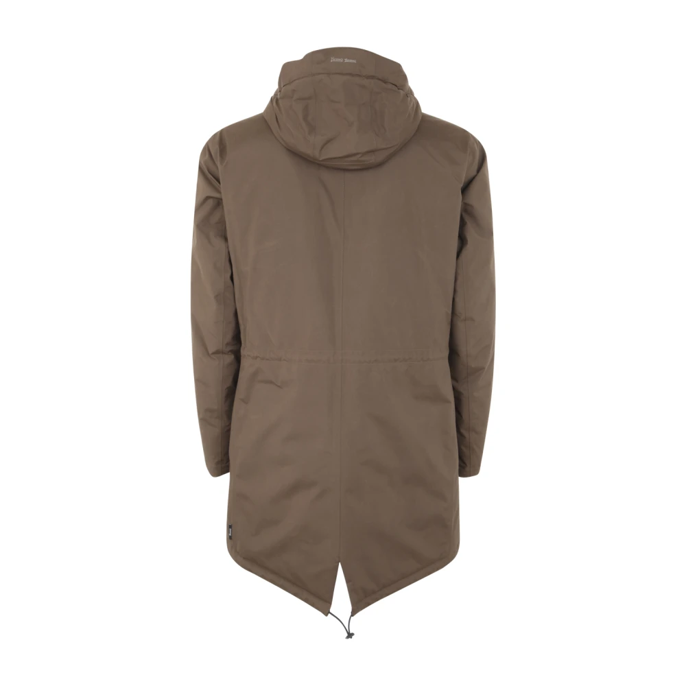 Herno Military Green Fishtail Parka Green Heren