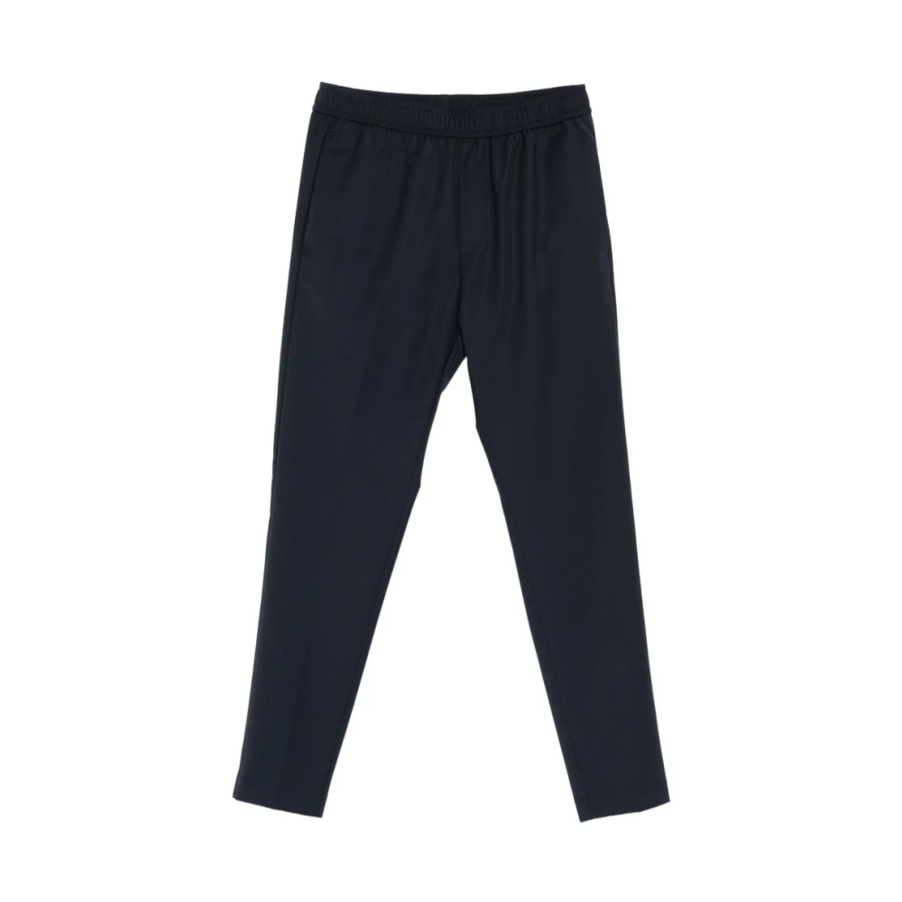 Pmds Blue Straight Trousers, Male, W33, Steve Trousers