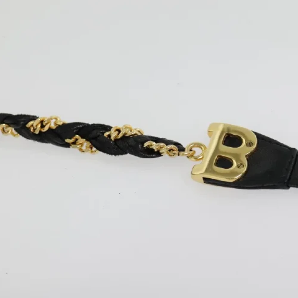 Bally Pre-owned Leather shoulder-bags Black Dames
