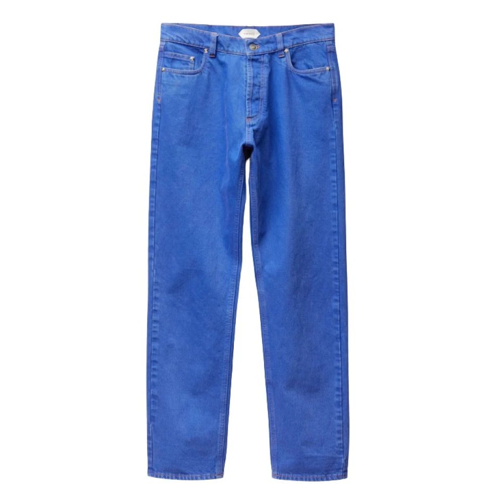 Versace Women's Blue Straight Fit Jeans, W27, Straight Jeans