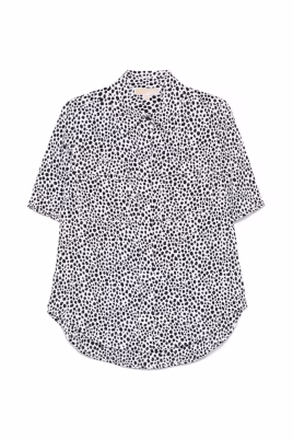 chemise-decontractee-noire-a-manches-longues-en-polyester