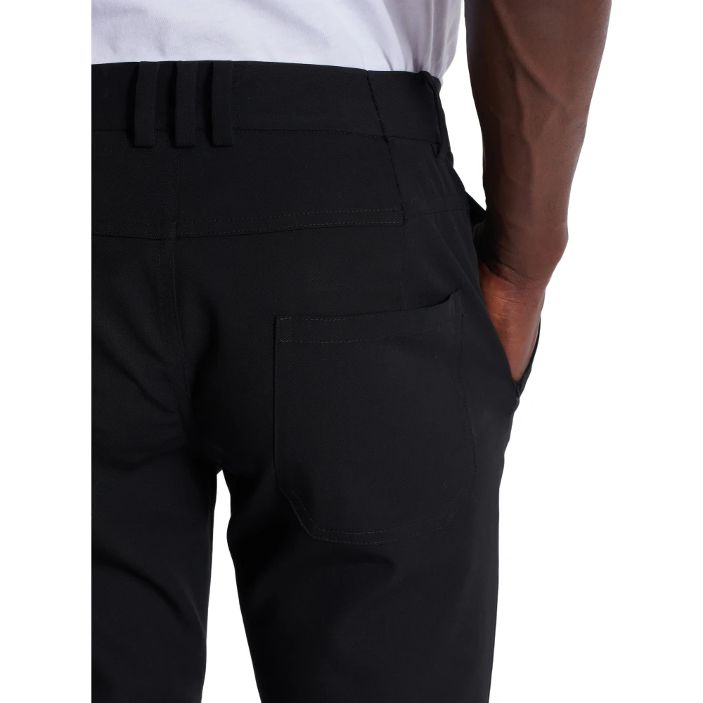 Balmain Op maat gemaakte bootcut grain de poudre-broek Black Heren