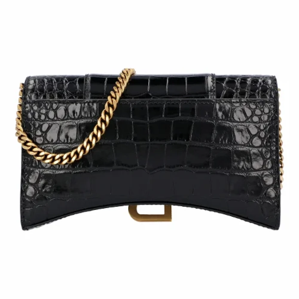 Balenciaga Leather crossbody-bags Black Dames