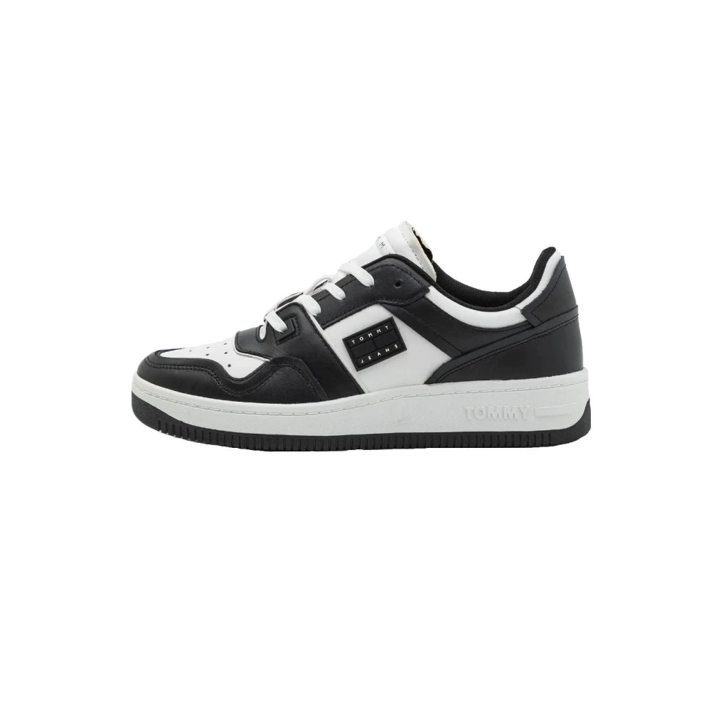 Tommy Hilfiger Men's Multicolor Sneakers, 10 Uk, Basketball-Inspired Low-Cut Trainers