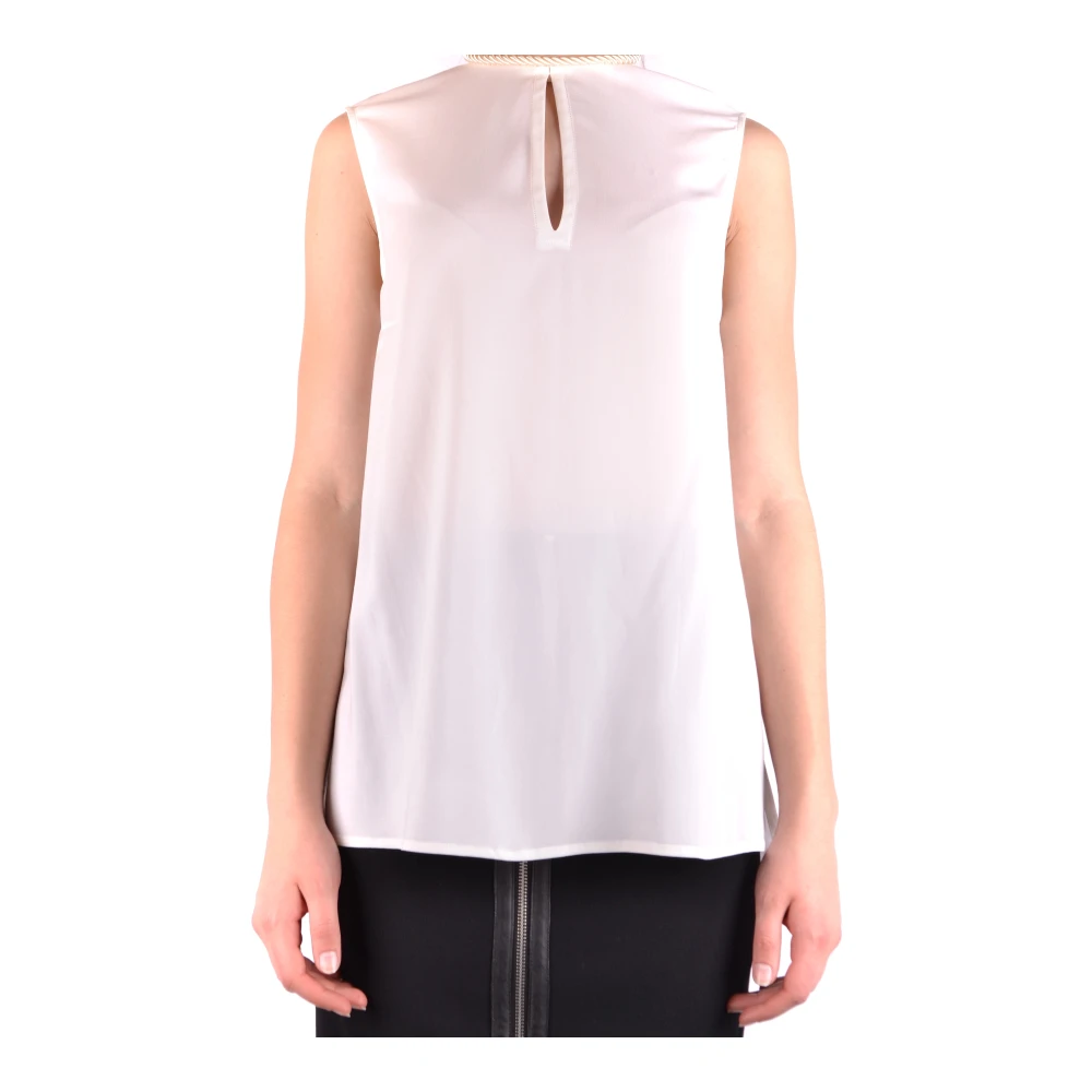 Pinko Women's White Sleeveless Top
