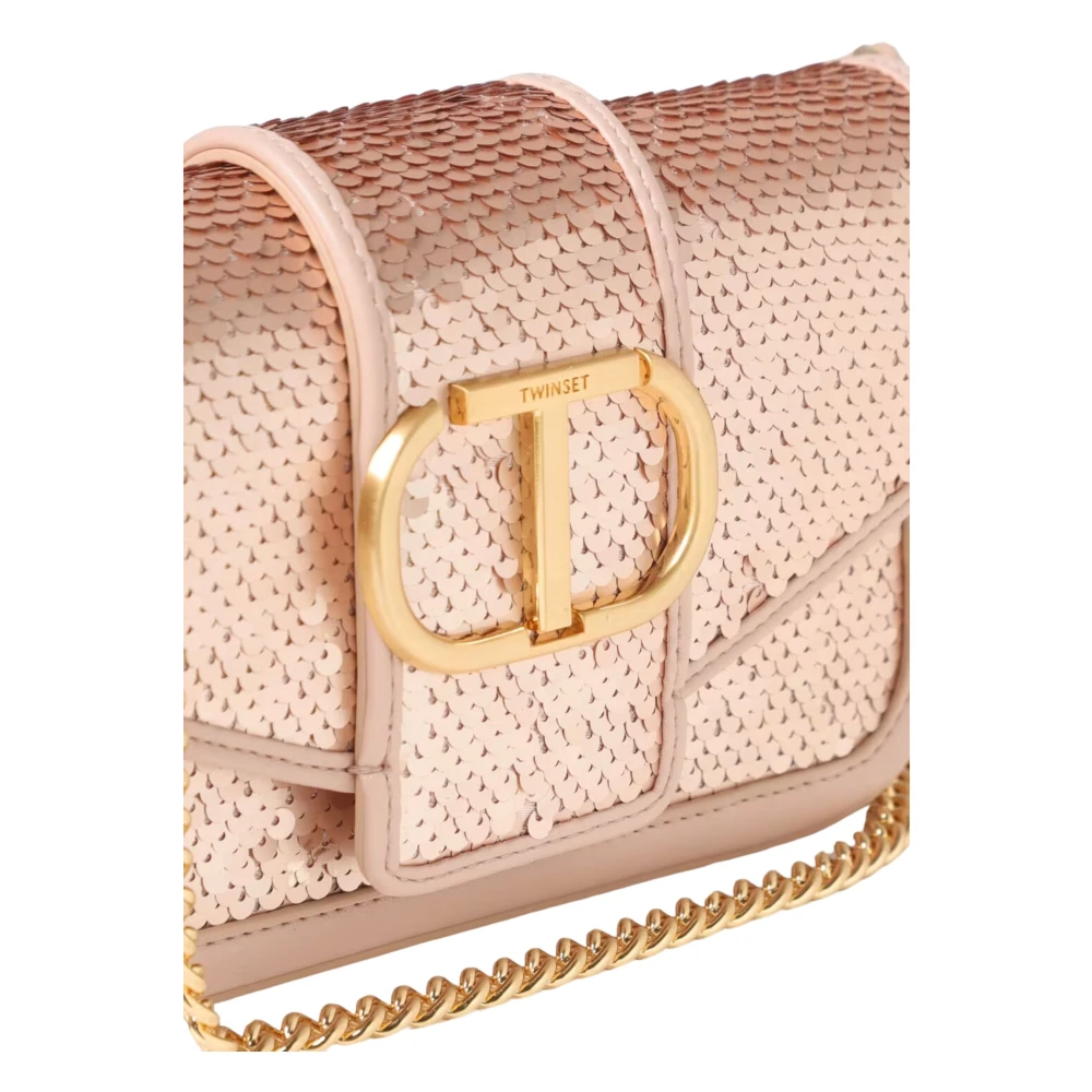 Twinset Paillet Schoudertas 'Amie' Roze Pink Dames