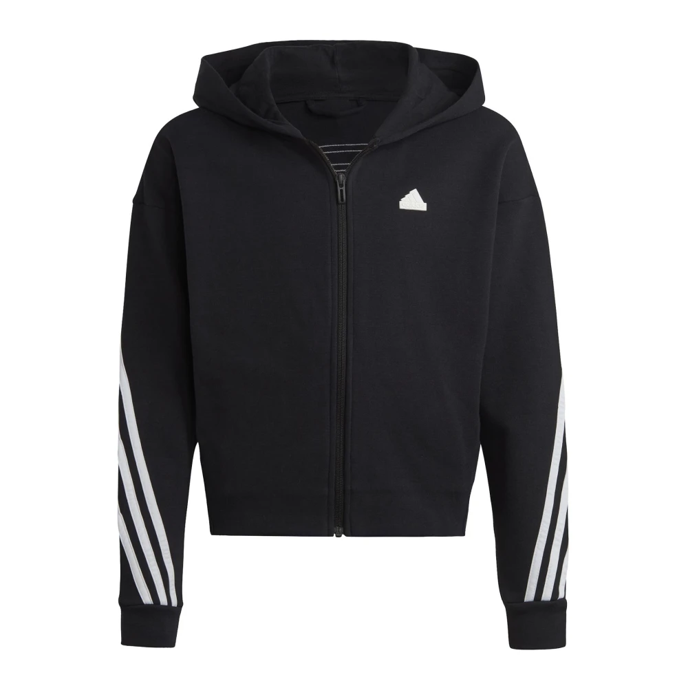 Adidas Ikonisk Full Zip Jacka för Juniorer Black, Flicka