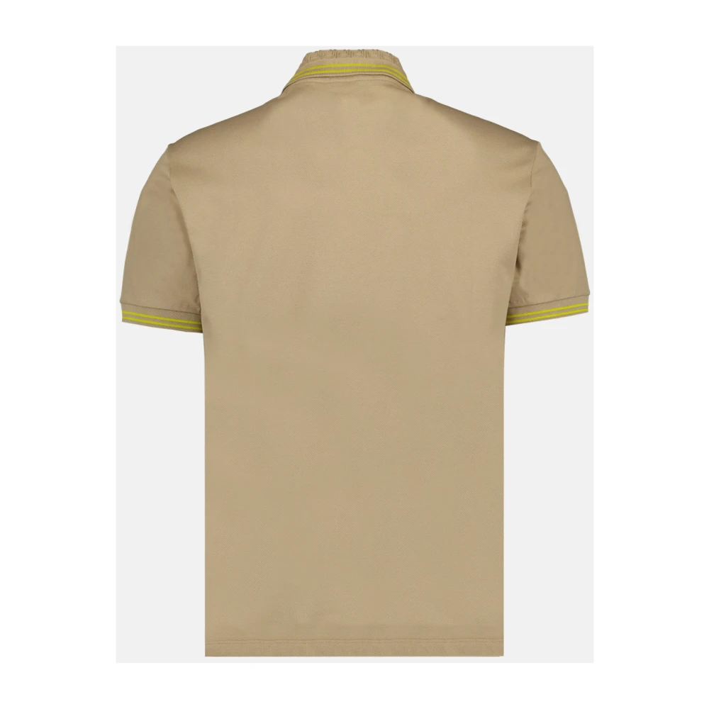 Versace Medusa Polo Shirt Klassiek Ontwerp Beige Heren