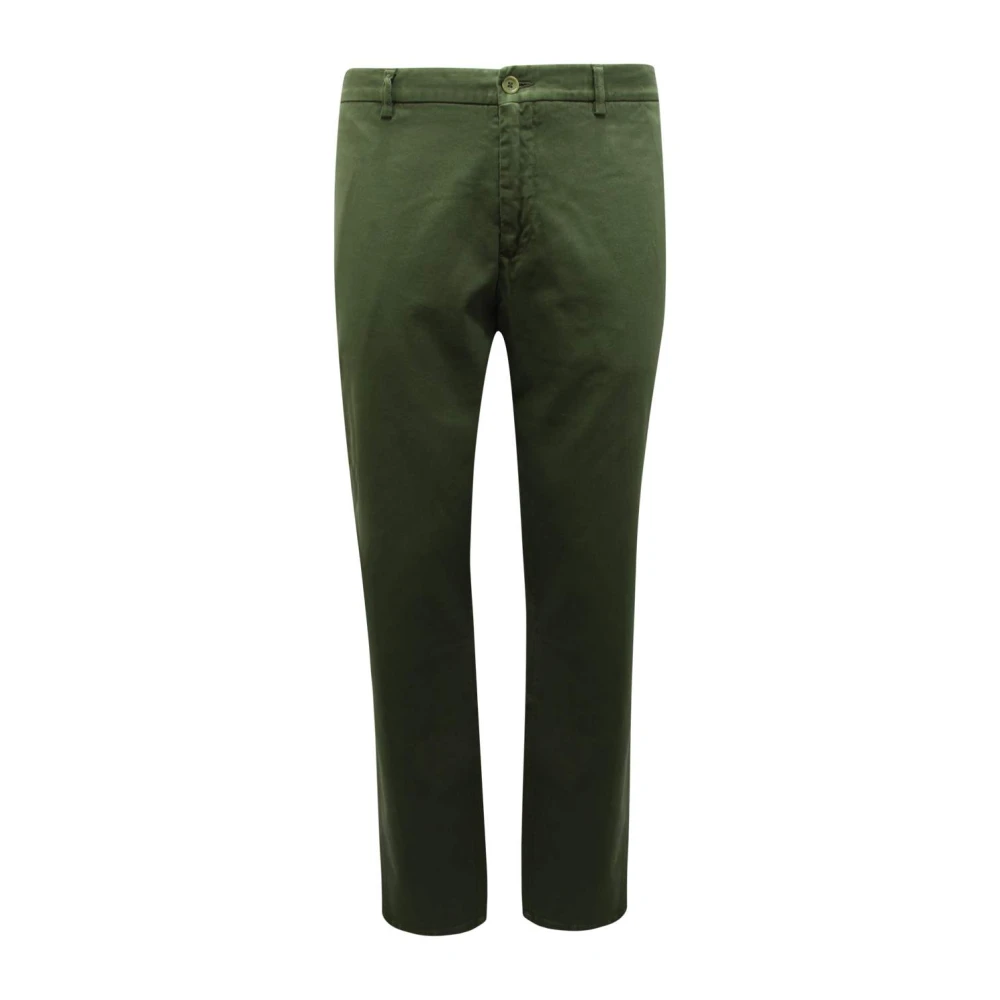 Etro Men's Green Cotton Trousers Made In Italy - Chinos - 3XL - Trousers