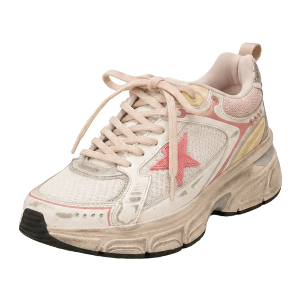 Golden Goose Kvinno Rosa Skor Dam, 36 Eu, Sneakers