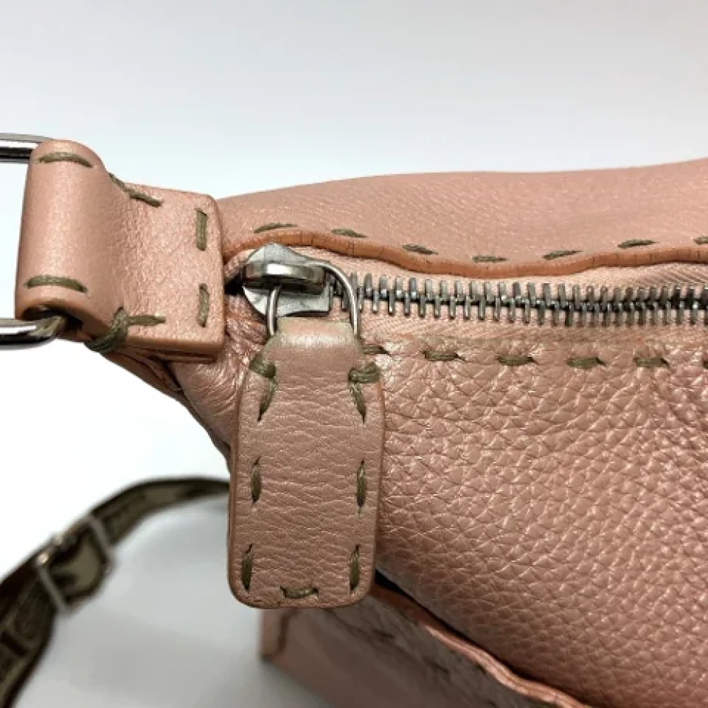 Fendi Vintage Pre-owned Leather fendi-bags Pink Dames
