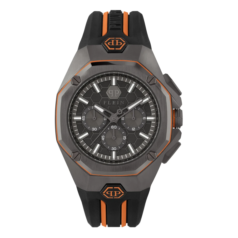 Philipp Plein , Watches, Male, Gray, One Size, Octagon Watch