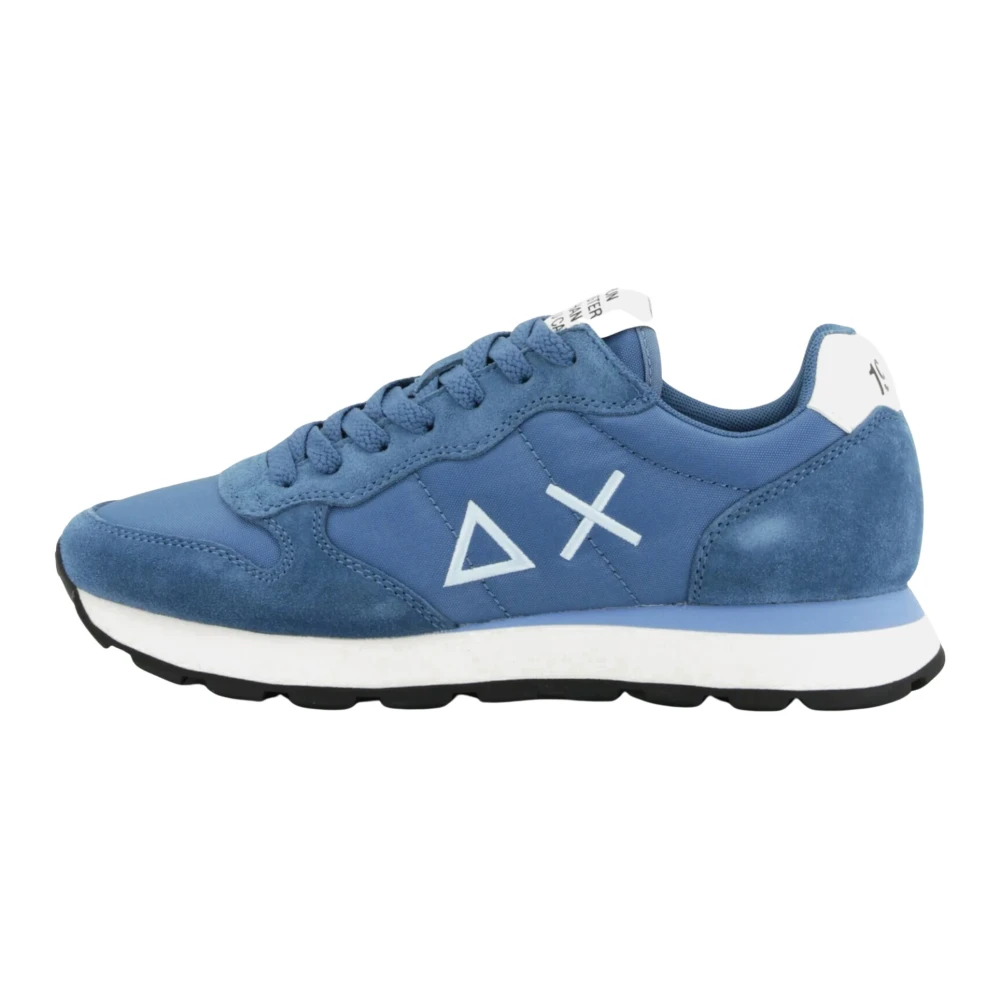 Sun68 Blue Running Shoes, Male, 10 Uk, Tom Solid Sneaker