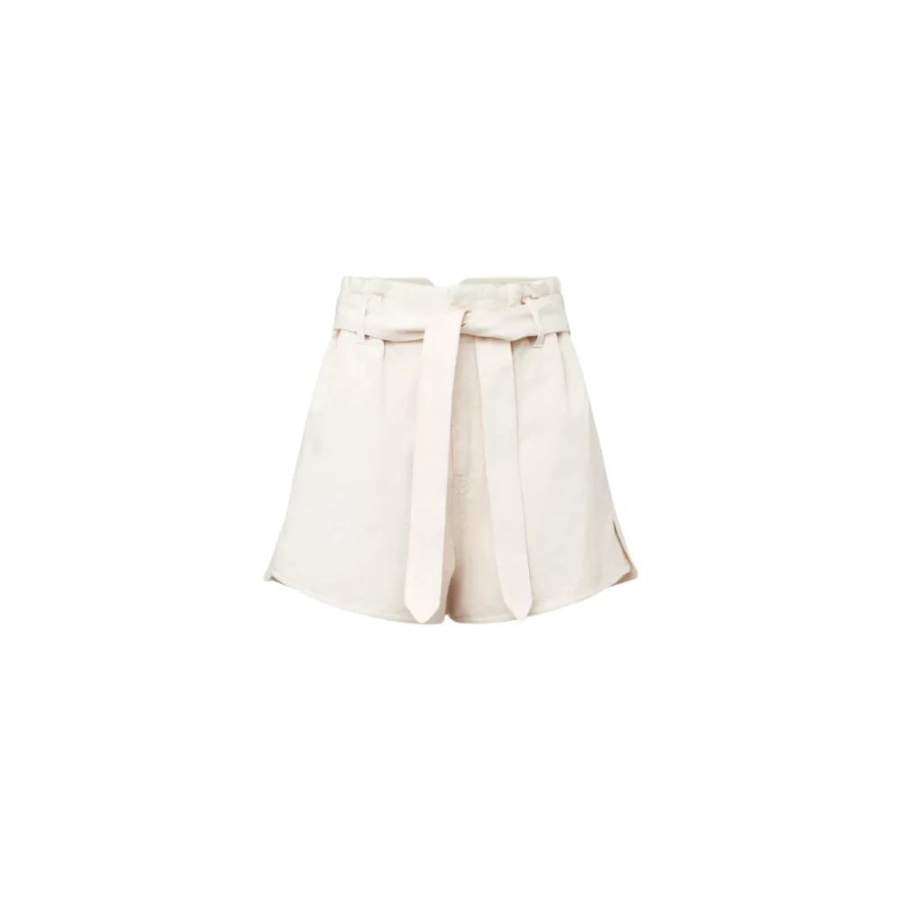 Drykorn Women's White Short Shorts, W26, Dubious High-Waist Shorts