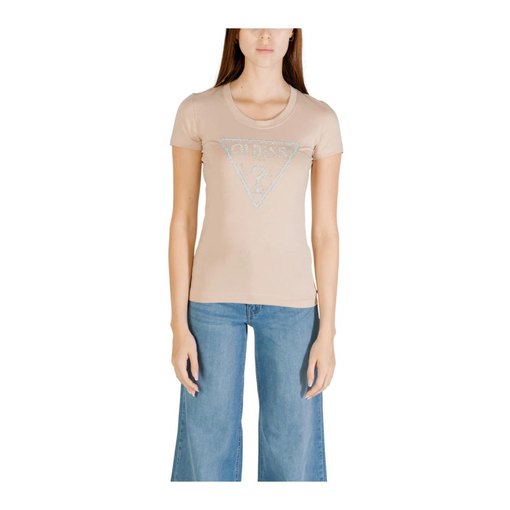 Guess - Tops > T-Shirts - Beige - Guess - Modalova