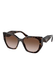 Eleganckie okulary przeciwsłoneczne z ramką w kolorze żółwia/brązową
