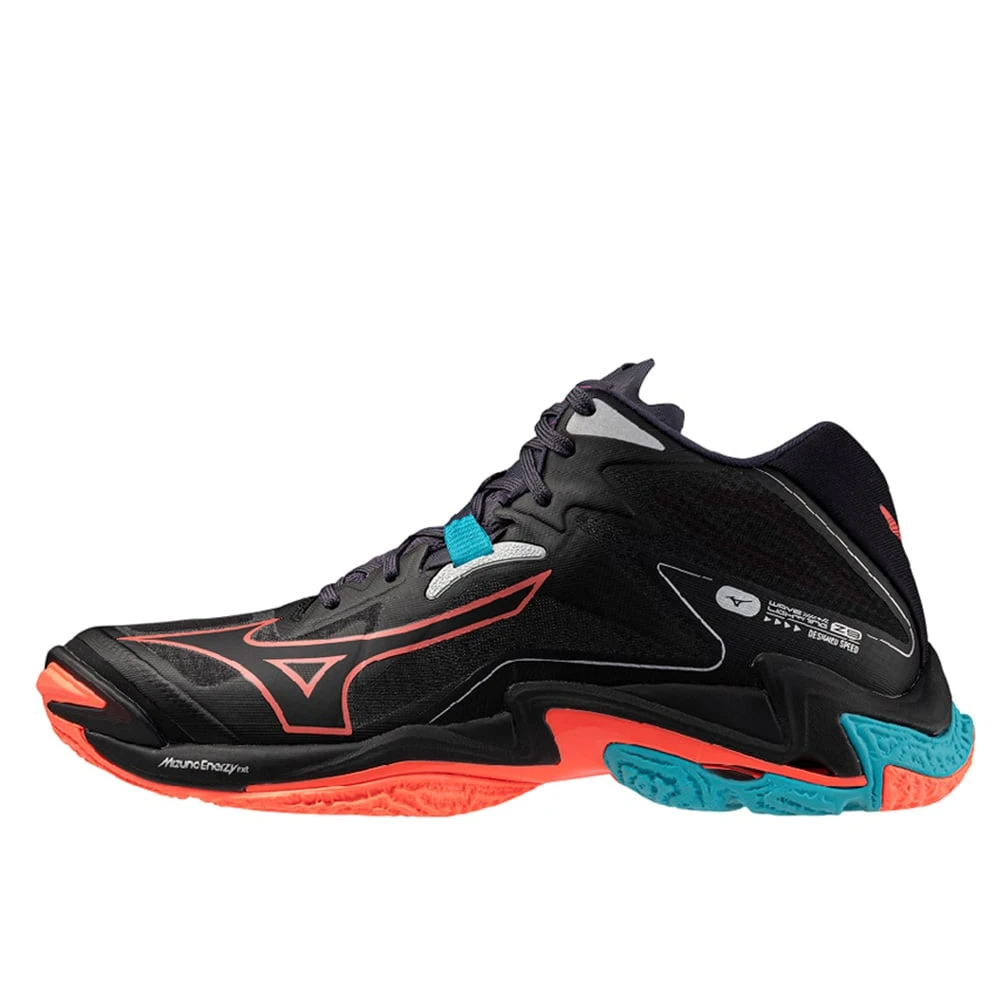 Mizuno Black Sneakers, Male, 7 Uk, Lightning Z8 Mid Volleyball Shoes